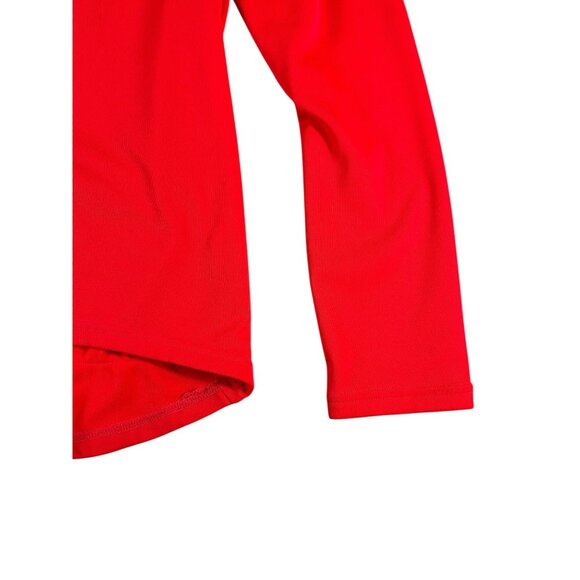 Pearl Izumi Cycling Jersey Red White Mens Sz XL Stretch Long Sleeve Back Pockets - Picture 3 of 12